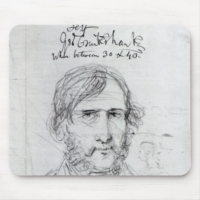 Self-portrait Mouse Mat (Front)