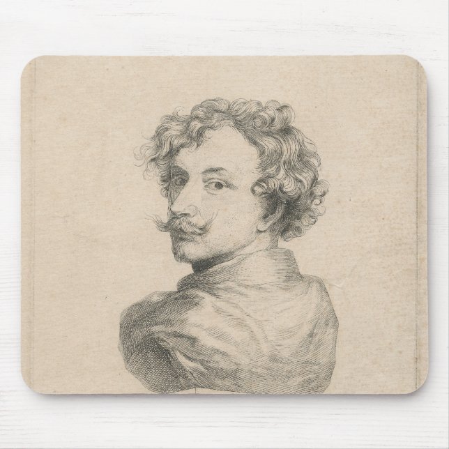 Self-portrait Mouse Mat (Front)