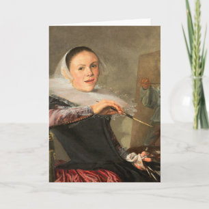 Self-Portrait of Judith Jans Leyster Card