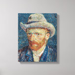 Self portrait of Van Gogh Canvas Print<br><div class="desc">Artwork with a self-portrait of Van Gogh.</div>