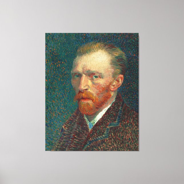 Self Portrait of Vincent Van Gogh (1887) Canvas Print (Front)