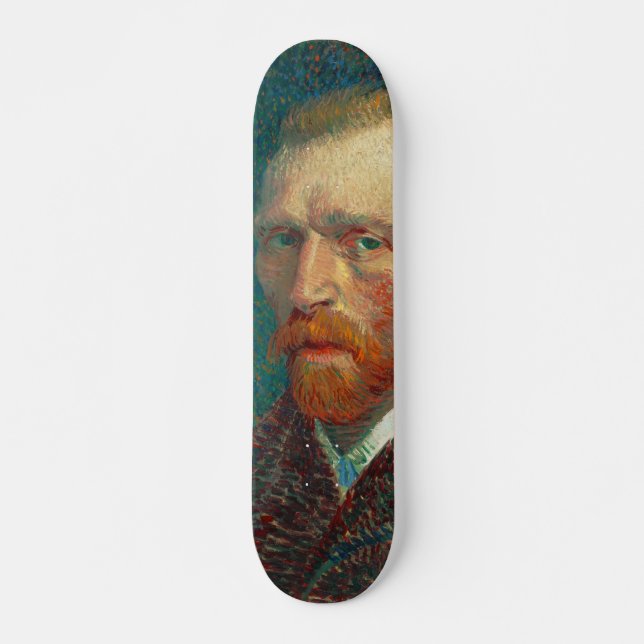 Self Portrait of Vincent Van Gogh (1887) Skateboard (Front)