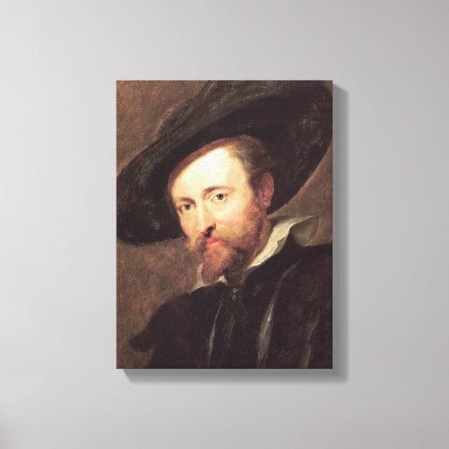 Self Portrait  Peter Paul Rubens oil painting Canvas Print (Front)
