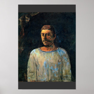 Self-Portrait "Près Du Golgotha" "" By Gauguin Pau Poster