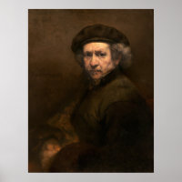 Self-Portrait - Rembrandt Fine Art Poster