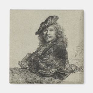 Self-Portrait-Rembrandt Harmenszoon van Rijn Magnet