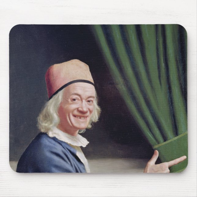 Self Portrait Smiling, c.1770-73 Mouse Mat (Front)