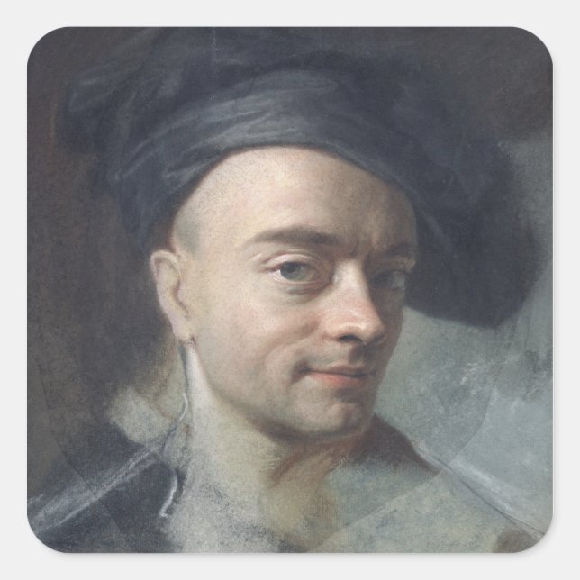 Self Portrait Square Sticker (Front)
