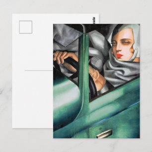 Self Portrait Tamara De Lempicka Postcard