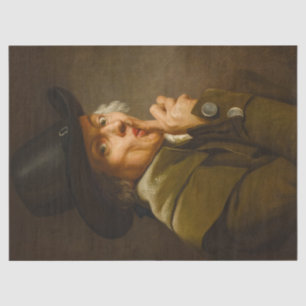 Self Portrait, The Silence by Joseph Ducreux Tissue Paper