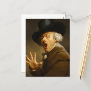 Self-Portrait, The Surprise by Joseph Ducreux Holiday Postcard