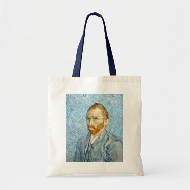 Self-Portrait, Vincent van Gogh Fine Art Tote Bag (Front)