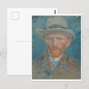 Self-portrait, Vincent van Gogh  Postcard