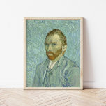 Self-Portrait | Vincent Van Gogh Poster<br><div class="desc">Self-Portrait (1889) by Dutch post-impressionist artist Vincent Van Gogh. Van Gogh often used himself as a model for practicing figure painting. This was the last of his many self-portraits,  painted only months before his death. 

Use the design tools to add custom text or personalise the image.</div>