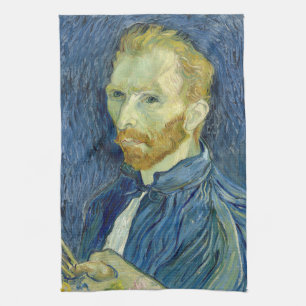 Self-Portrait   Vincent van Gogh Tea Towel