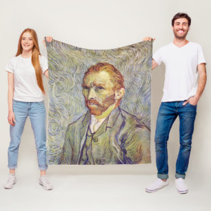 Self-portrait Vincent Willem van Gogh Fleece Blanket