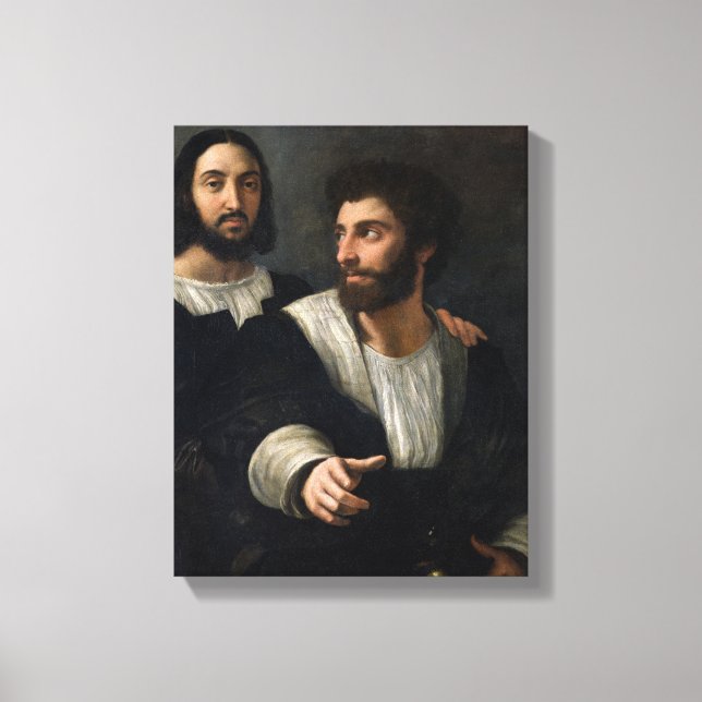 Self Portrait with a Friend Canvas Print (Front)