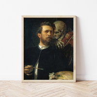 Self-Portrait with Fiddling Death | Arnold Böcklin