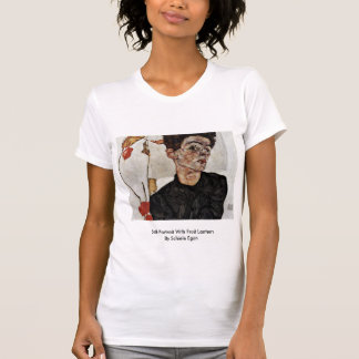 Self-Portrait With Fruit Lantern By Schiele Egon T-Shirt
