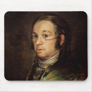 Self Portrait with Glasses, 1788-98 Mouse Mat