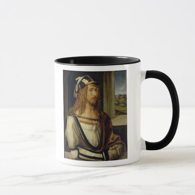 Self Portrait with Gloves, 1498 Mug (Right)