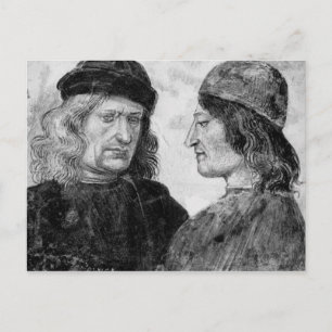 Self portrait with Niccolo Franceschi Postcard