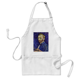 Self Portrait With Palette By Vincent Van Gogh Standard Apron