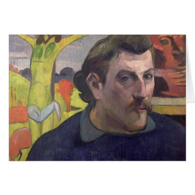 Self Portrait with the Yellow Christ, 1890 (Front Horizontal)