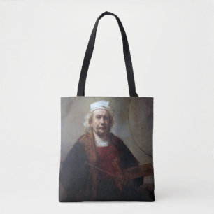 Self-Portrait with Two Circles, Rembrandt Tote Bag