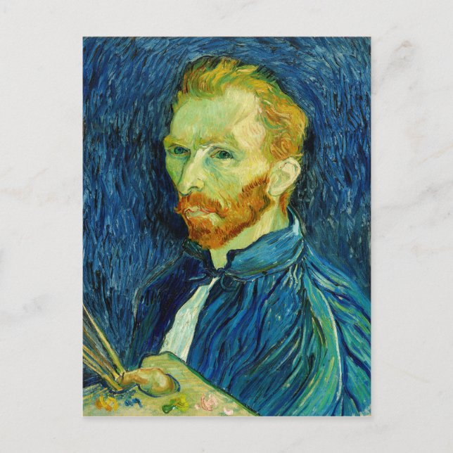 Self Portriat Vincent Van Gogh 1889 Postcard (Front)