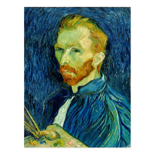 Self Portriat Vincent Van Gogh 1889 Postcard