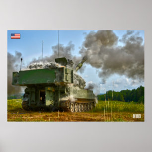 SELF-PROPELLED HOWITZER – M109 Paladin Poster