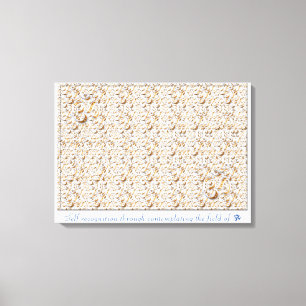 Self Recognition stereogram Canvas Print