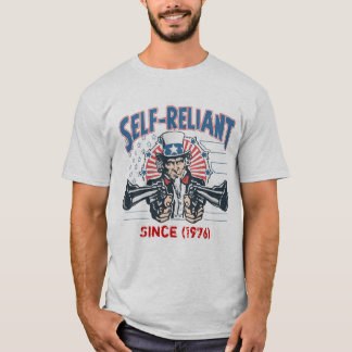 Self-Reliant Uncle Sam Gun Rights Shirt