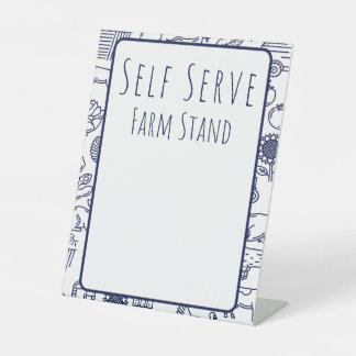 Self Serve Farmstand Products Sign Template 