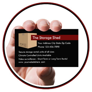 Self Storage Businesscards Business Card