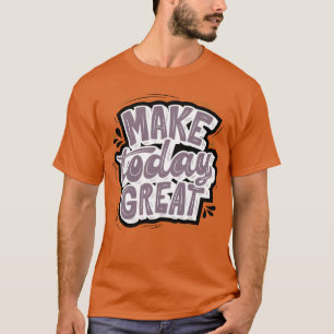 Self talk l Daily motivation quote colourful orang T-Shirt