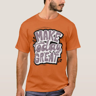 Self talk l Daily motivation quote colourful orang T-Shirt