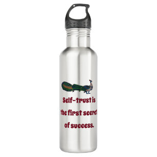 Self-Trust Is The First Secret - Confidence Quote 710 Ml Water Bottle