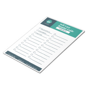 SelfCare routine guide checklist Notepad