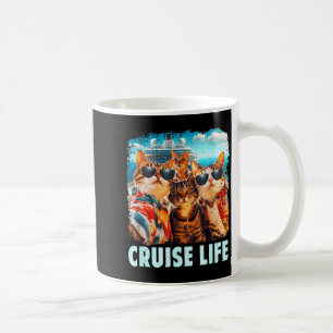 Selfie Cat Fun Cruise Buddies Ship Vacation Coffee Mug