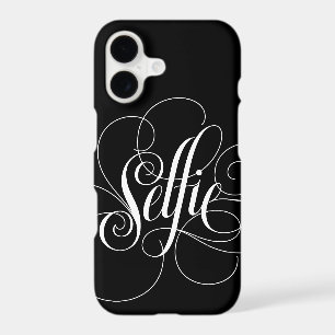 SELFIE  Elegant Lettering Black Luxury Calligraphy