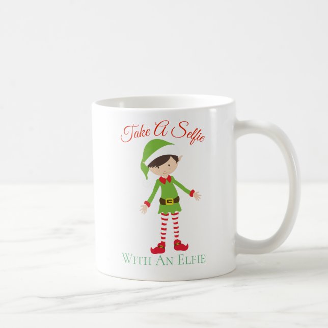 Selfie Elfie Coffee Mug (Right)