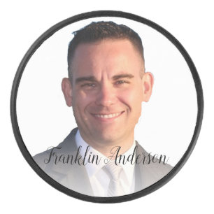 Selfie Fun Fab Template Hockey Puck