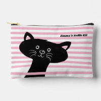 Selfie Kit - Cute Black Peeking Cat