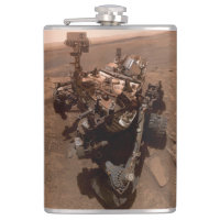 Selfie of Mars Curiosity Red Martian Landscape