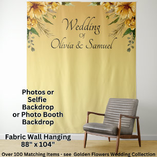 Selfie or Photo-Booth Backdrop Fabric Wall-hanging Tapestry