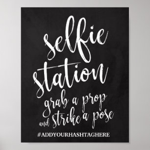 Selfie Station Chalkboard 8x10 Wedding Sign