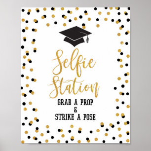 Selfie Station Grab a Prop Graduation Sign