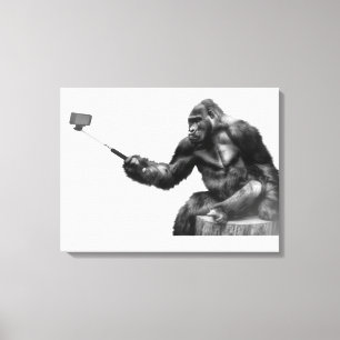 selfie stick canvas art